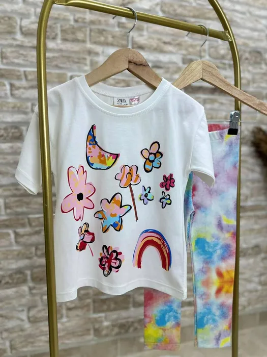 zara set رسومات والوان قوس قزح