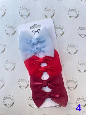 بكل ببيونه شيفون 6 قطع