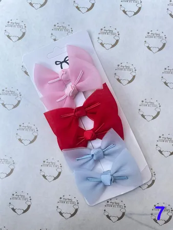 بكل ببيونه شيفون 6 قطع