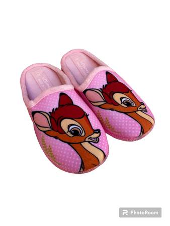 حذاء بيتي الغزال - زهر فاتح