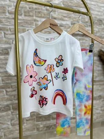 zara set رسومات والوان قوس قزح