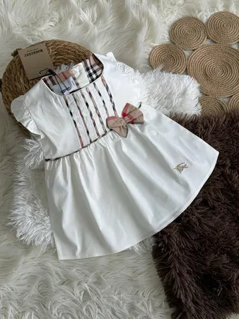 فستان مميز صيفي - ابيض